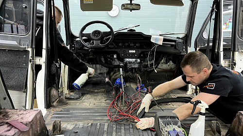 Разбор салона УАЗ Хантер