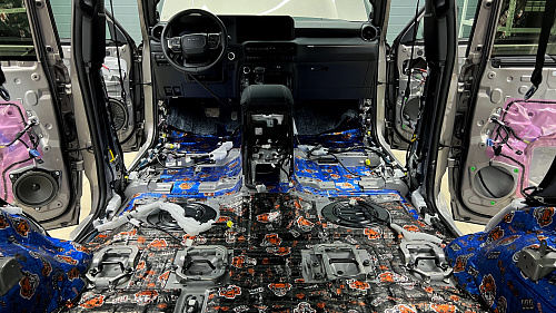 Виброизоляция пола Тойота Ленд Крузер Прадо 250